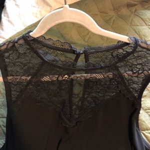 Torrid A-line black lace top